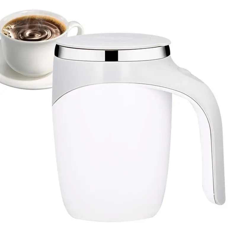 

Electric Self Stirring Mixing Mug Self Stirring Cups Stainless Steel Mugs Insulated Tumblers USB Rechargeable For Coffee Tea Hot
