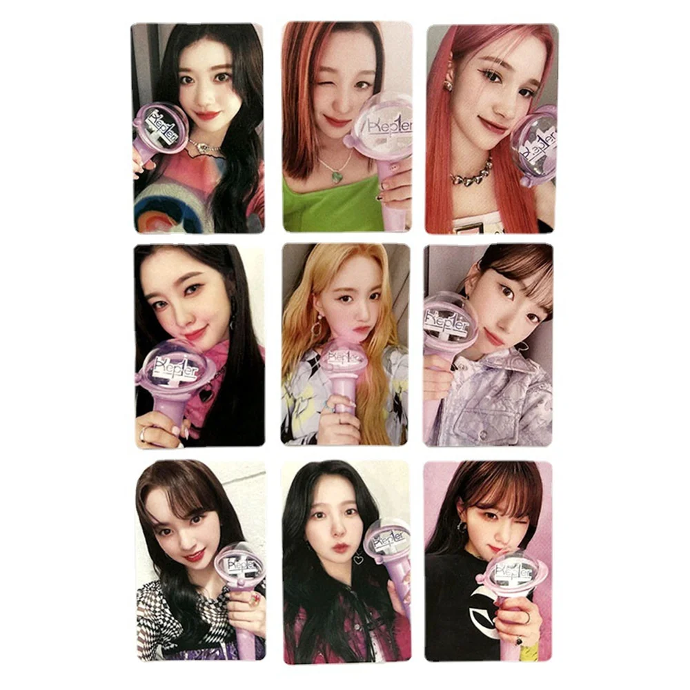 KPOP KEP1ER 9pcs Lightstick Selfie Photocards XiaoTing Paper Cards Double-Sided LOMO Card YuJin ChaeHyun DaYeon Fans Gifts
KPOP KEP1ER 9pcs Lightstick Selfie Photocards XiaoTing Paper Cards Double-Sided LOMO Card YuJin ChaeHyun DaYeon Fans Gifts
