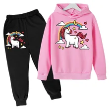 Unicorn Pink For Girls Movement Hoodie Suit Cotton Kids Top+Pant 2P Children Clothing Spring Autumn Keep Warm Teens Boys Clothes
Unicorn Pink For Girls Movement Hoodie Suit Cotton Kids Top+Pant 2P Children Clothing Spring Autumn Keep Warm Teens Boys Clothes
