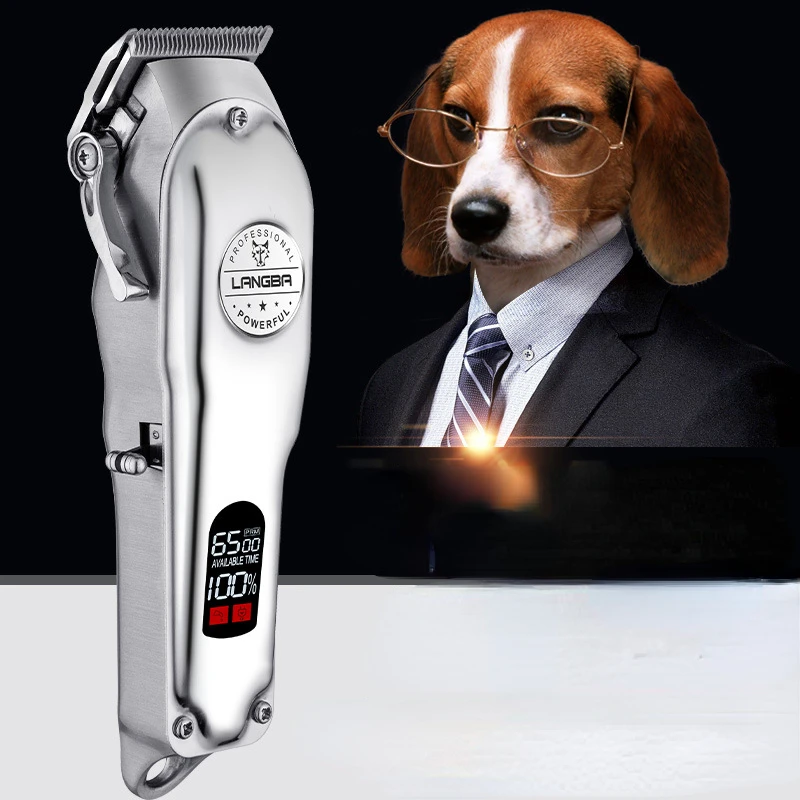 Professional Dog Hair Trimmer Dog Grooming Kit Rechargeable Cordless Pet Hair Clipper Trimmer Shaver for Small Large Dogs
Professional Dog Hair Trimmer Dog Grooming Kit Rechargeable Cordless Pet Hair Clipper Trimmer Shaver for Small Large Dogs
