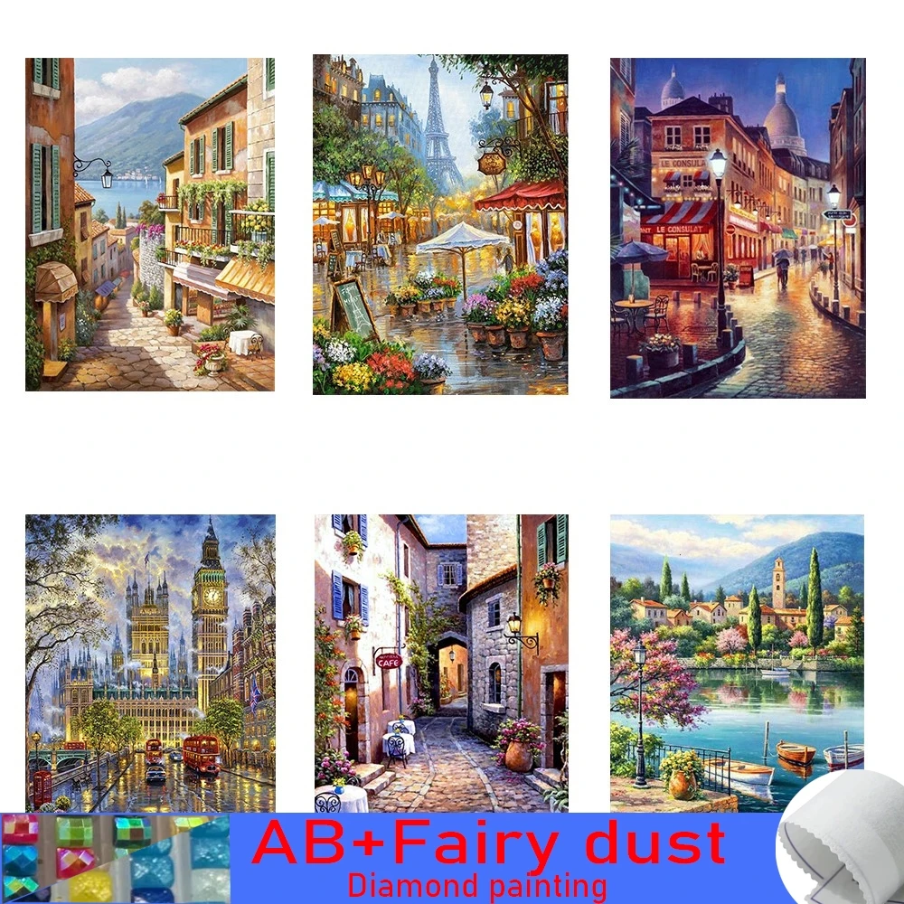 5D 120 цветов AB сказочная пыль, алмазная живопись, уличная Алмазная вышивка, пейзаж, мозаика, фотографии, украшение для дома 
5D 120 цветов AB сказочная пыль, алмазная живопись, уличная Алмазная вышивка, пейзаж, мозаика, фотографии, украшение для дома