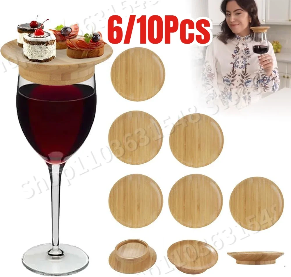 2/6/10Pcs Wine Glass Charcuterie Topper, 2024 New Wine Glass Charcuterie Board Topper, Bamboo Wine Glass Topper Coasters
2/6/10Pcs Wine Glass Charcuterie Topper, 2024 New Wine Glass Charcuterie Board Topper, Bamboo Wine Glass Topper Coasters
