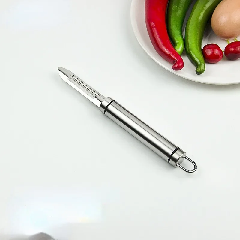 Stainless Steel Paring Knife Household Kitchen Gadgets Multi-purpose Planer for Melons and Fruits Shaving Knife Peeling Knife
Stainless Steel Paring Knife Household Kitchen Gadgets Multi-purpose Planer for Melons and Fruits Shaving Knife Peeling Knife