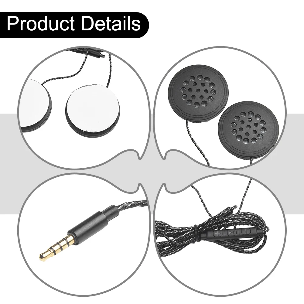1pcs Motorcycle Headset Wired 3.5mm Stereo Helmet Headphone Speakers For Mobile Phone Good Sound Insulation Effect
1pcs Motorcycle Headset Wired 3.5mm Stereo Helmet Headphone Speakers For Mobile Phone Good Sound Insulation Effect