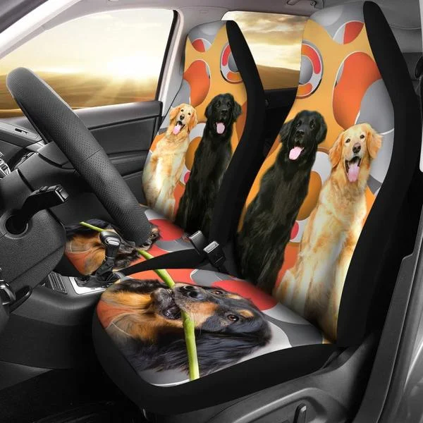 Cute Hovawart Dogs Print Car Seat Covers 
Cute Hovawart Dogs Print Car Seat Covers