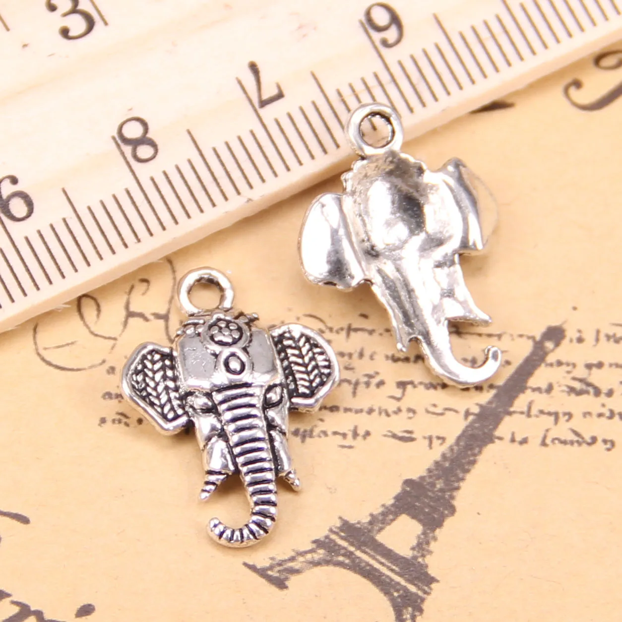 96pcs Charms For Jewelry Making elephant head 22x16mm Antique Silver Plated Pendants DIY Tibetan Silver Bracelet Necklace
96pcs Charms For Jewelry Making elephant head 22x16mm Antique Silver Plated Pendants DIY Tibetan Silver Bracelet Necklace