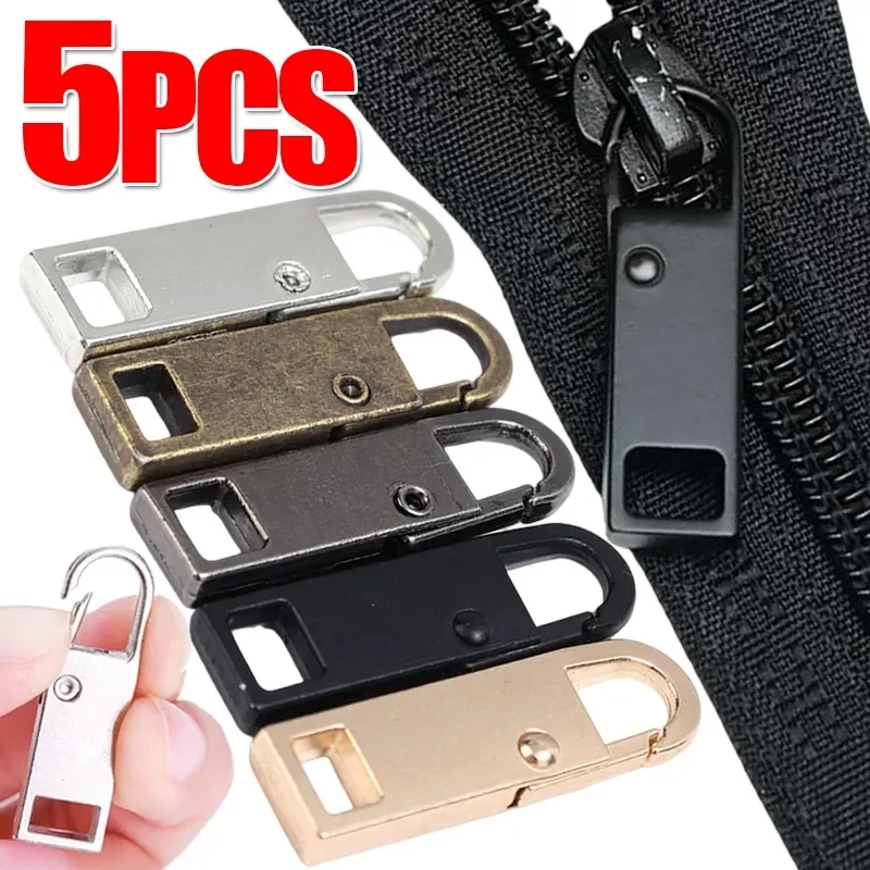 5pcs Metal Zipper Pull Replacement Instant Repair Zipper Head Puller for Clothes Purse DIY Sewing Detachable Zipper Slider Tap
5pcs Metal Zipper Pull Replacement Instant Repair Zipper Head Puller for Clothes Purse DIY Sewing Detachable Zipper Slider Tap