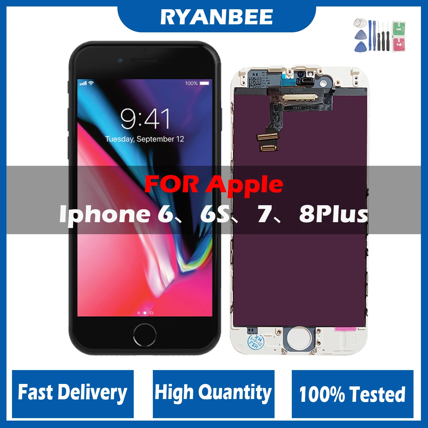 100% протестированный ЖК-дисплей для iphone 6s экран 6 Plus, ЖК-дисплей, 3D сенсорный дигитайзер в сборе для iphone 6S 7 8 Plus, ЖК-дисплей Pantalla, Запасная часть
100% протестированный ЖК-дисплей для iphone 6s экран 6 Plus, ЖК-дисплей, 3D сенсорный дигитайзер в сборе для iphone 6S 7 8 Plus, ЖК-дисплей Pantalla, Запасная часть
