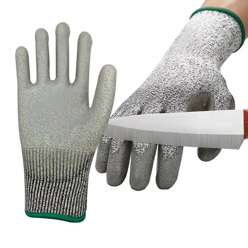 

Перчатки для кухни с защитой от порезов, 1 пара, многоразовые перчатки для подготовки кухни с 5-уровневой защитой, защитные перчатки для работ, перчатки для устриц и мандолина
