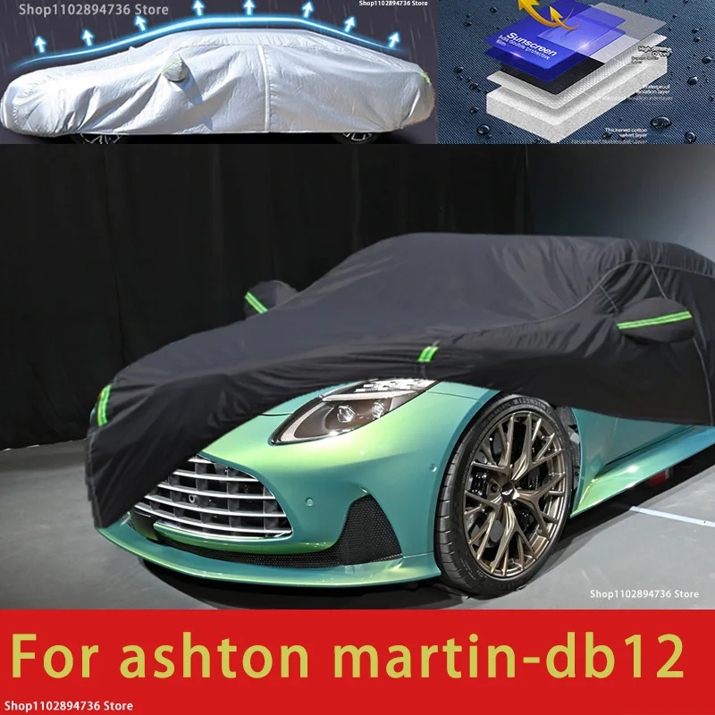 

For ashton martin-db12 fit Outdoor Protection Full Car Covers Snow Cover Sunshade Waterproof Dustproof Exterior Car accessories