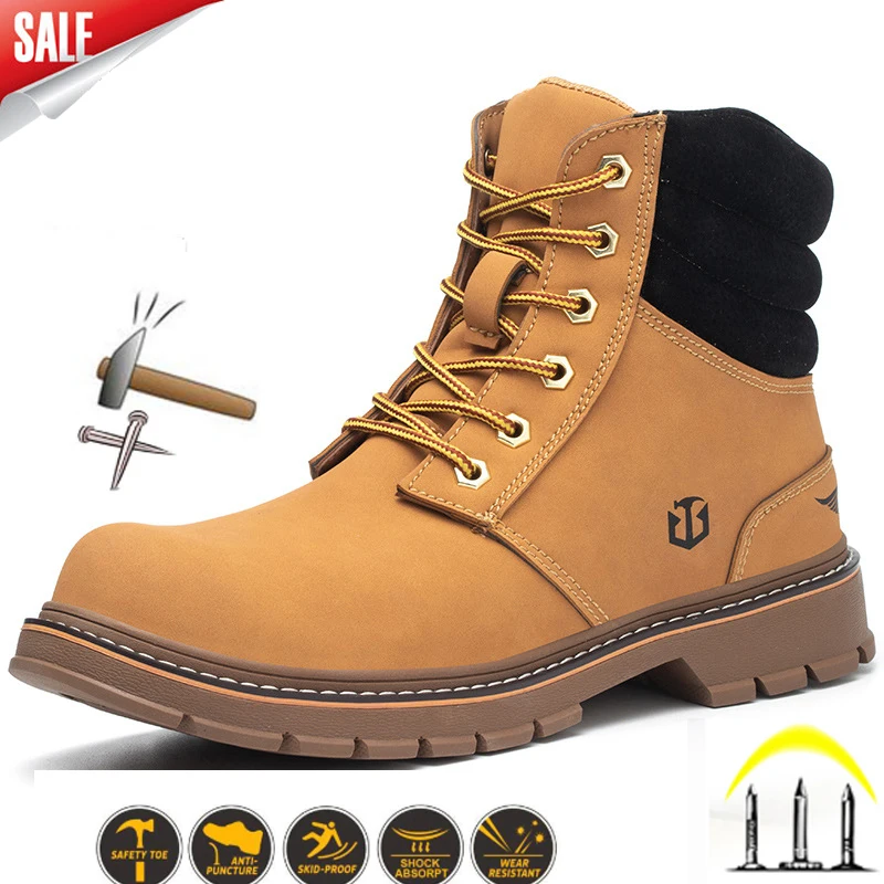 Men's Work Safety Shoes Indestructible Safety Boots Kevlar Steel Protective Insole Toe Shoes Zapatos De Hombre Shoe for Men
Men's Work Safety Shoes Indestructible Safety Boots Kevlar Steel Protective Insole Toe Shoes Zapatos De Hombre Shoe for Men