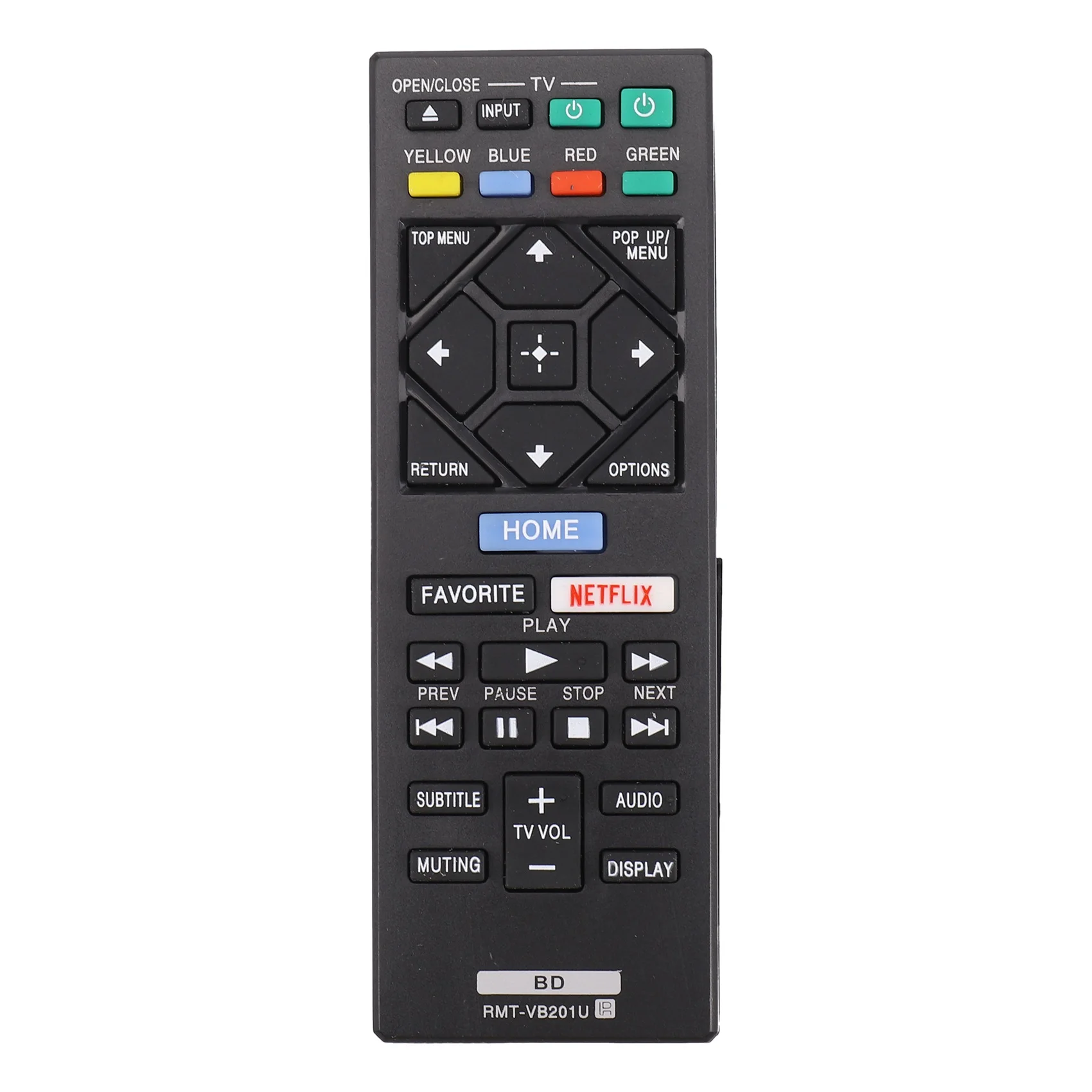 

New RMT-VB201U Replaced Remote for Sony Blu-ray BDP-S3700 BDP-BX370 BDP-S1700