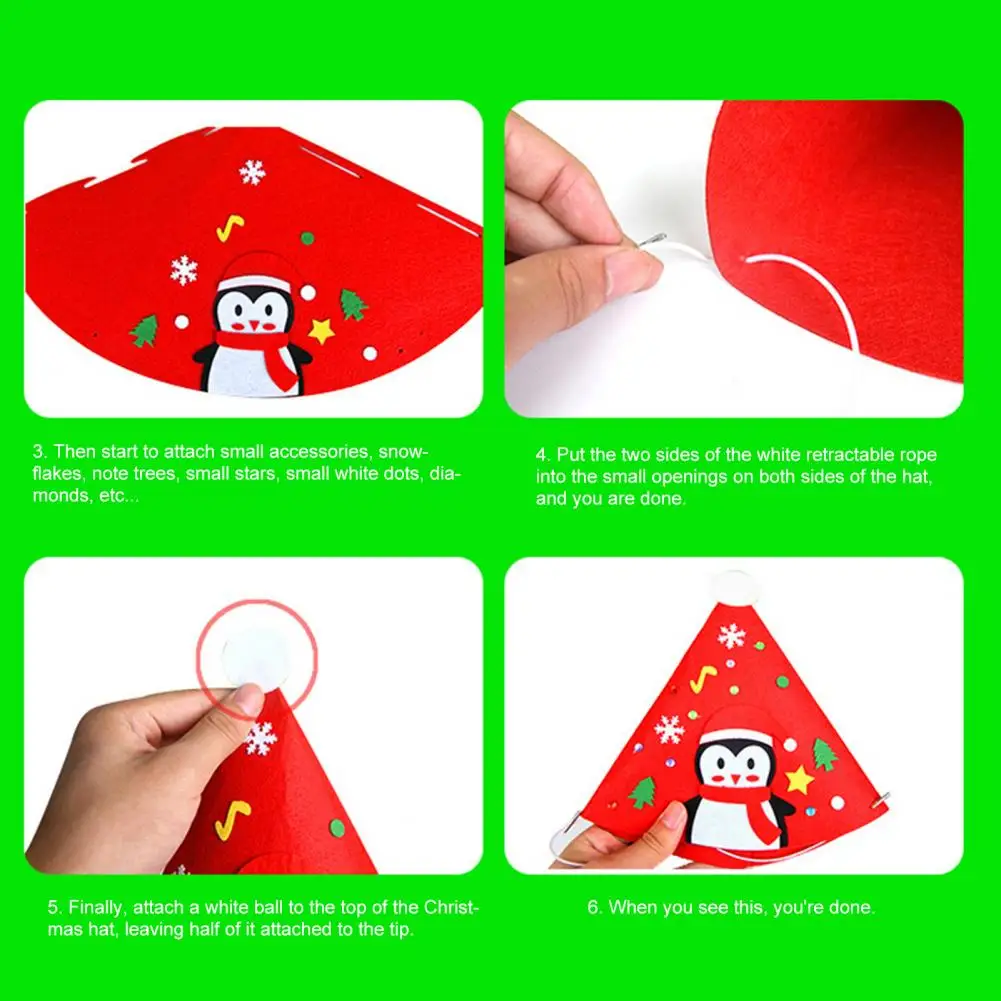 Diy рождественская шляпа, материал для детской рождественской шляпы, наборы для изготовления фотографий с пингвином, указанная форма для продавцов
Diy рождественская шляпа, материал для детской рождественской шляпы, наборы для изготовления фотографий с пингвином, указанная форма для продавцов