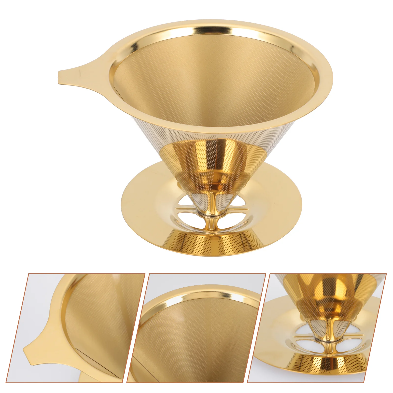 Stainless Steel Coffee Filterss Pour Over Coffee Dripper Slow Drip Coffee Funnel
Stainless Steel Coffee Filterss Pour Over Coffee Dripper Slow Drip Coffee Funnel