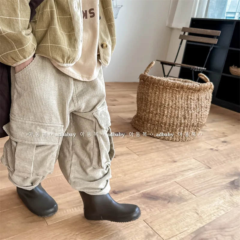 2023 Autumn New Children Corduroy Harem Pants Baby Girls Solid Casual Cargo Pants Fashion Boys Loose Trousers Kids Clothes
2023 Autumn New Children Corduroy Harem Pants Baby Girls Solid Casual Cargo Pants Fashion Boys Loose Trousers Kids Clothes