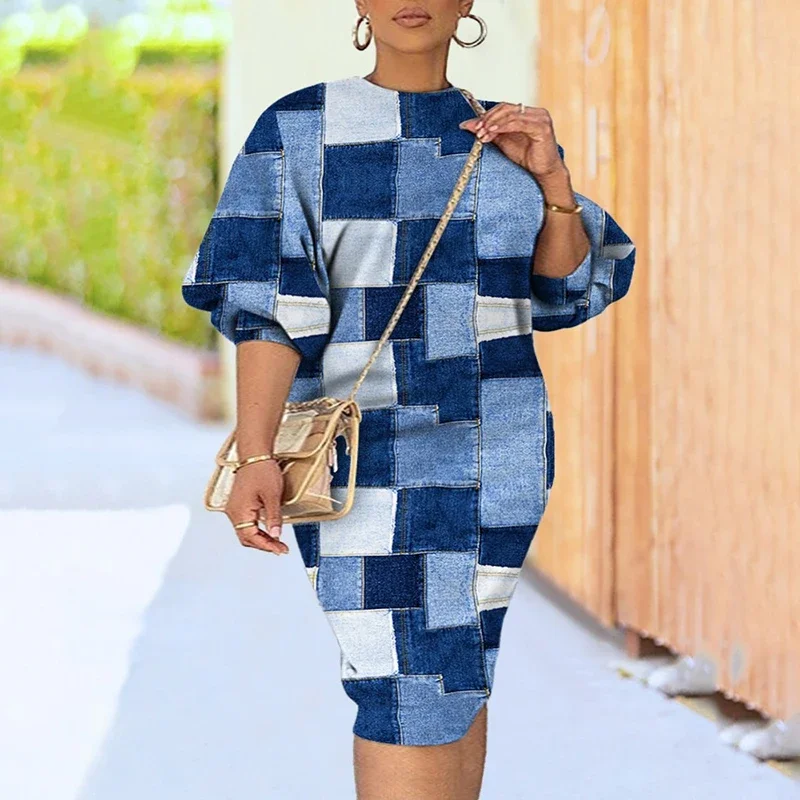 Autumn Winter New Women's Simple Package Hip Dress Fashion Niche Round Neck Wrist Sleeve Plaid Print Casual Elegant Female Dress
Autumn Winter New Women's Simple Package Hip Dress Fashion Niche Round Neck Wrist Sleeve Plaid Print Casual Elegant Female Dress
