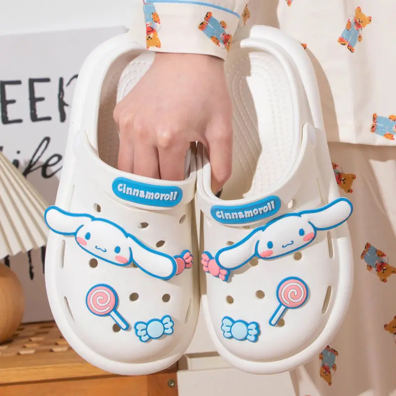 Kawaii Hello Kitty Sandals Anime Cinnamorol Kuromi Summer Outdoor Fashion Anti Slip Thick Sole Soft Flat Shoes Slippers
Kawaii Hello Kitty Sandals Anime Cinnamorol Kuromi Summer Outdoor Fashion Anti Slip Thick Sole Soft Flat Shoes Slippers