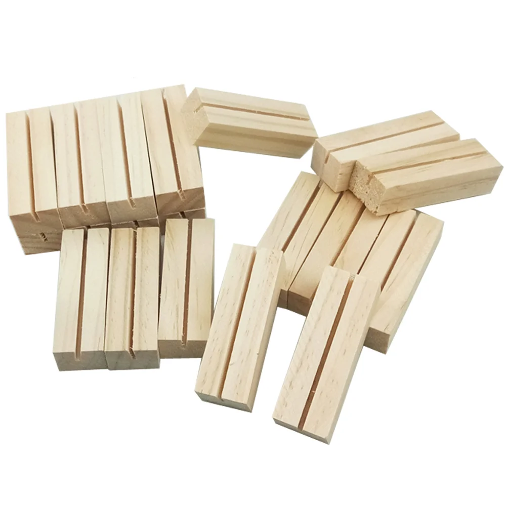 10/12/20Pcs Wooden Photo Stand Business Card Holder Rectangle Card Clip Picture Holder Handmade Memo Holder for Home Office
10/12/20Pcs Wooden Photo Stand Business Card Holder Rectangle Card Clip Picture Holder Handmade Memo Holder for Home Office