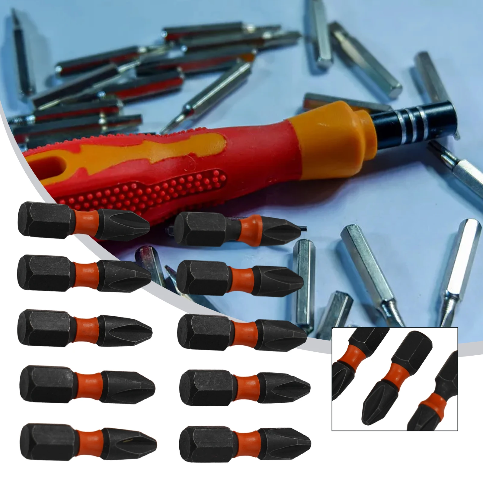Screwdriver Screwdriver Bit Hand Repair Tools Impact Screwdriver Bits Magnetic Bit PH2 1/4 Inch Hex Shank 10pcs
Screwdriver Screwdriver Bit Hand Repair Tools Impact Screwdriver Bits Magnetic Bit PH2 1/4 Inch Hex Shank 10pcs