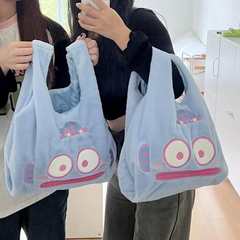 New Kawaii Hangyodon Plush Handbag Winter Storage Bag High Appearance and Large Capacity Shoulder Bag Birthday Gift For Girls
New Kawaii Hangyodon Plush Handbag Winter Storage Bag High Appearance and Large Capacity Shoulder Bag Birthday Gift For Girls