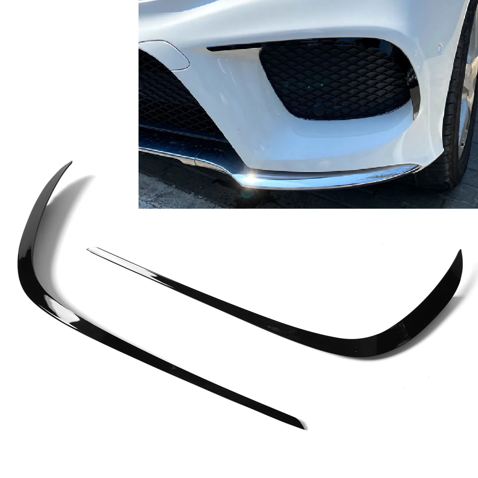 1 Pair Front Bumper Lip Splitter Gloss Black Car Spoiler Diffuser Replacement For Benz GLE‑Class W166 AMG‑Line C292 2015 ‑2018
1 Pair Front Bumper Lip Splitter Gloss Black Car Spoiler Diffuser Replacement For Benz GLE‑Class W166 AMG‑Line C292 2015 ‑2018