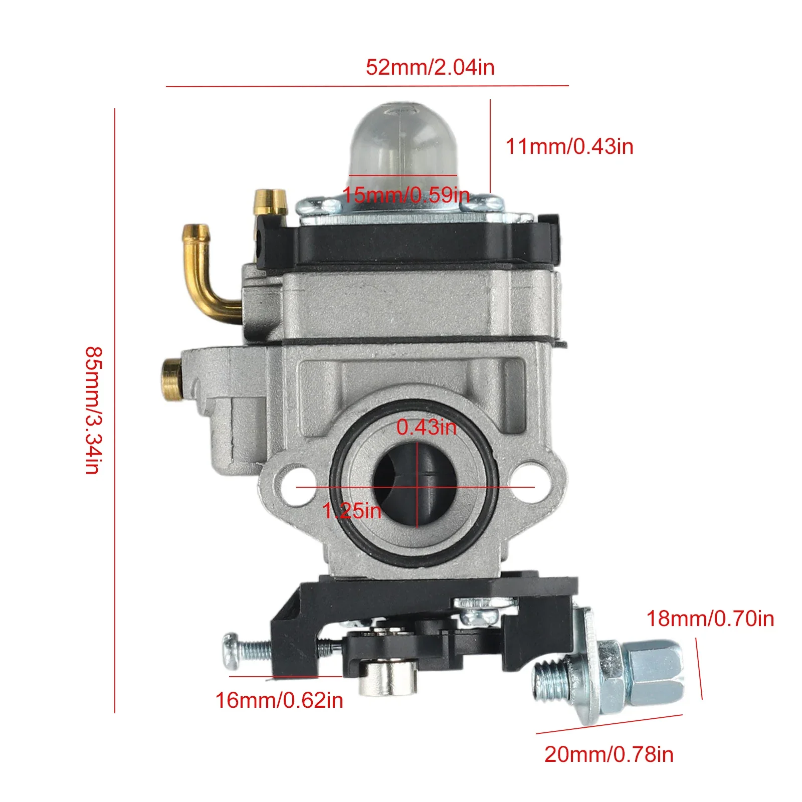 Chainsaw Accessories Carburettor Carb Strimmer Hedge Trimmer Brush Cutter Chainsaw 22cc/26cc/33cc/34cc/36cc 2-Stroke Carburetor
Chainsaw Accessories Carburettor Carb Strimmer Hedge Trimmer Brush Cutter Chainsaw 22cc/26cc/33cc/34cc/36cc 2-Stroke Carburetor
