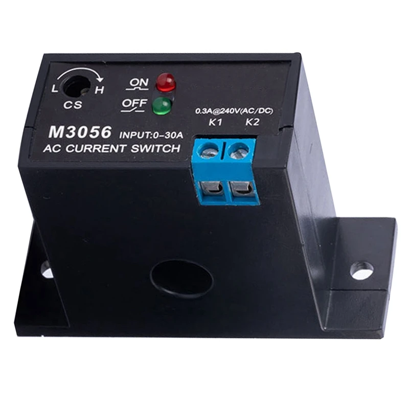 

Current Induction Relay, 0.2-30A Explosion-Proof Adjustable Current 0.5A12-240VAC/DC Self-Powered Induction Switch