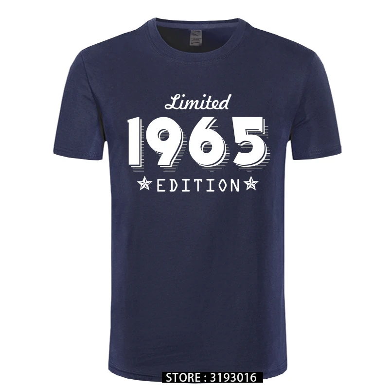 

1965 Limited Edition Gold Design Men's Black T-SHIRT Cool Casual pride t shirt men Unisex New Fashion tshirt Loose Size