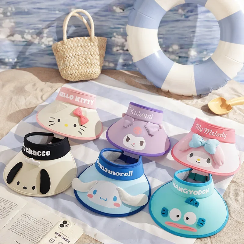 Солнцезащитная шляпа Sanrio с милым мультяшным Hello Kitty My Melody Cinnamoroll, пустая Топ, Солнцезащитная шляпа для мальчиков и девочек, уличные дорожные шляпы с защитой от ультрафиолета
Солнцезащитная шляпа Sanrio с милым мультяшным Hello Kitty My Melody Cinnamoroll, пустая Топ, Солнцезащитная шляпа для мальчиков и девочек, уличные дорожные шляпы с защитой от ультрафиолета