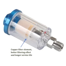 1/4" BSPMale Water Oil Separator Air Filter For Compressor Spray Moisture Trap Filter With Japan Adapet Power Tools Accessories
1/4" BSPMale Water Oil Separator Air Filter For Compressor Spray Moisture Trap Filter With Japan Adapet Power Tools Accessories