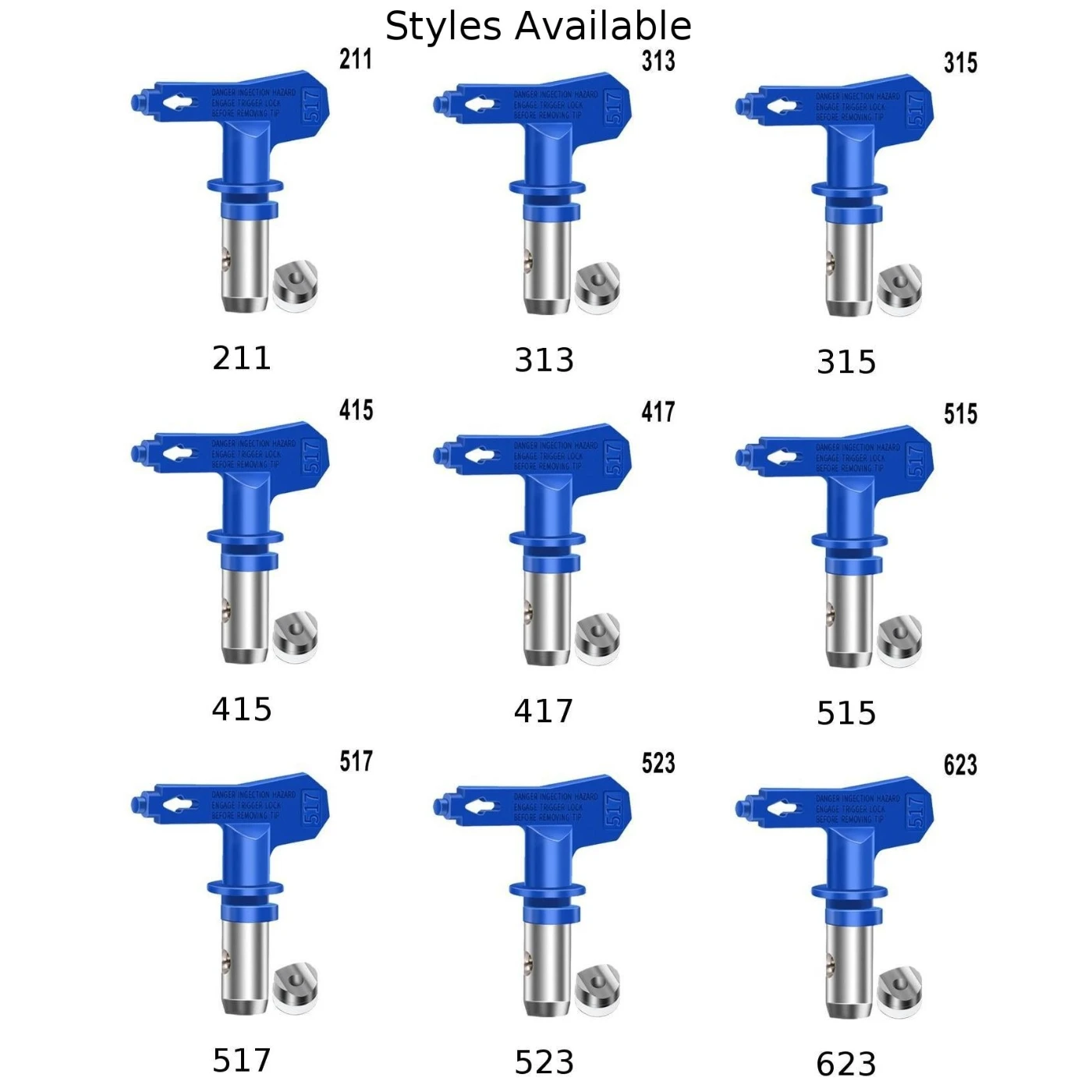 Airless Paint Nozzles Set Reversible Spraying Machine Tips Airless Paint Sprayer Nozzle Kit Airless Sprayer Machine Accessory
Airless Paint Nozzles Set Reversible Spraying Machine Tips Airless Paint Sprayer Nozzle Kit Airless Sprayer Machine Accessory