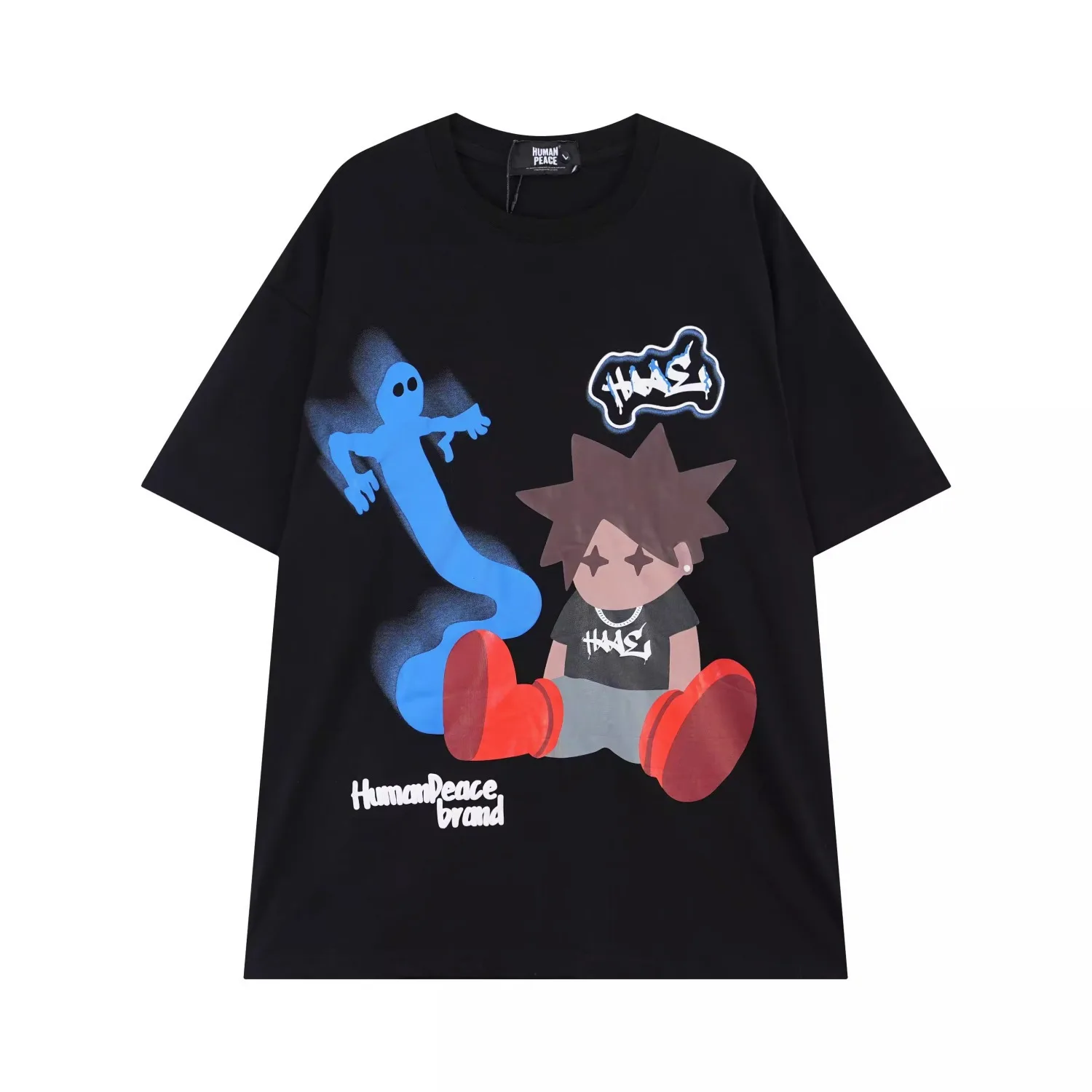 2024 national fashion niche original American cartoon printed short-sleeved t men and women summer ins half-sleeved couple tops
2024 national fashion niche original American cartoon printed short-sleeved t men and women summer ins half-sleeved couple tops