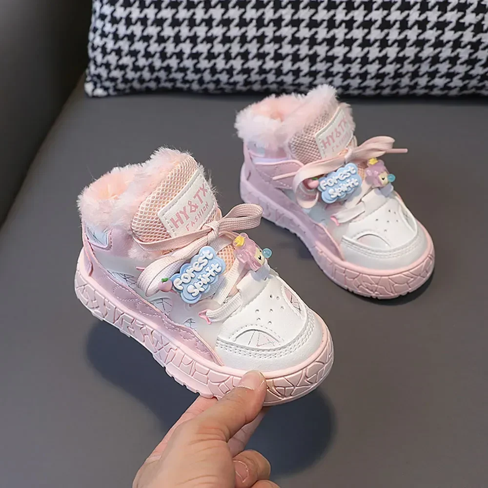 Children Pink Cute Cartoon Boots Girls Snow Boot 2024 Winter Cotton Shoes New Winter Sport Shoes Kids Thick Warm Plush Christmas
Children Pink Cute Cartoon Boots Girls Snow Boot 2024 Winter Cotton Shoes New Winter Sport Shoes Kids Thick Warm Plush Christmas