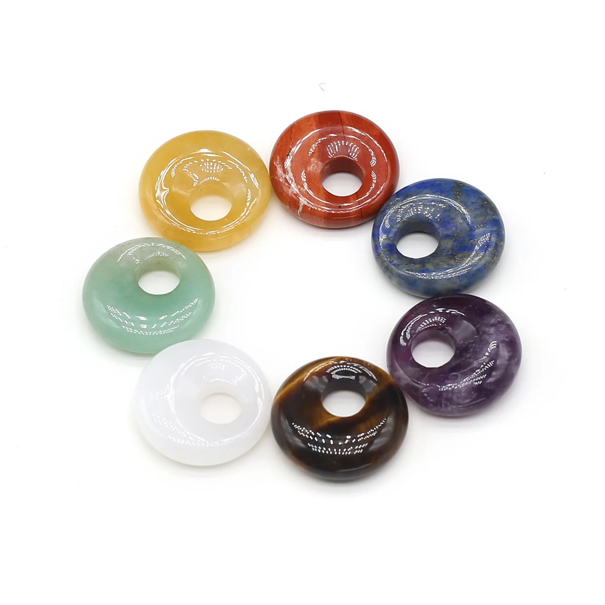 7PC Natural Crystal Stone Abacus Beads Clear Quartz Amethyst Large Hole Loose Beads For Jewelry Making DIY Necklace Bracelets
7PC Natural Crystal Stone Abacus Beads Clear Quartz Amethyst Large Hole Loose Beads For Jewelry Making DIY Necklace Bracelets