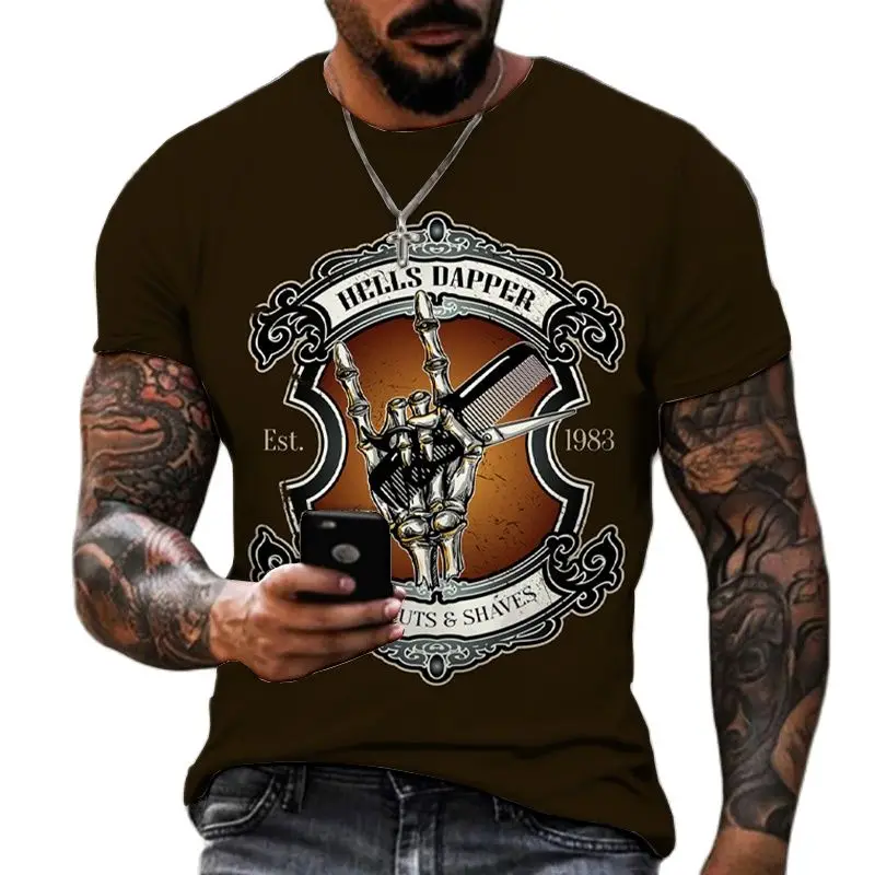 Hairdressing Pattern 3D Printed Summer Street Sports Quick Drying Top Harajuku Casual Funny Crew Neck Short Sleeve Luxury Shirt
Hairdressing Pattern 3D Printed Summer Street Sports Quick Drying Top Harajuku Casual Funny Crew Neck Short Sleeve Luxury Shirt