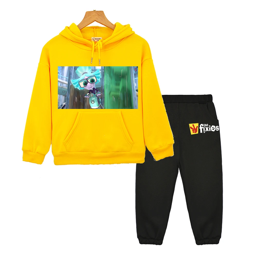The Fixies Russian anime Fleece sweatshirt Hooded Sets y2k sudadera Autumn pullover kids boutique clothes Jacket Hoodie boy girl
The Fixies Russian anime Fleece sweatshirt Hooded Sets y2k sudadera Autumn pullover kids boutique clothes Jacket Hoodie boy girl
