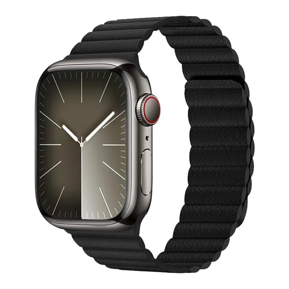 Кожаный ремешок для Apple Watch band 45 мм 41 мм 49 мм 44 мм 40 мм 42 мм, магнитный браслет correa iwatch Series 9 8 7 3 4 5 6 ultra se 2
Кожаный ремешок для Apple Watch band 45 мм 41 мм 49 мм 44 мм 40 мм 42 мм, магнитный браслет correa iwatch Series 9 8 7 3 4 5 6 ultra se 2