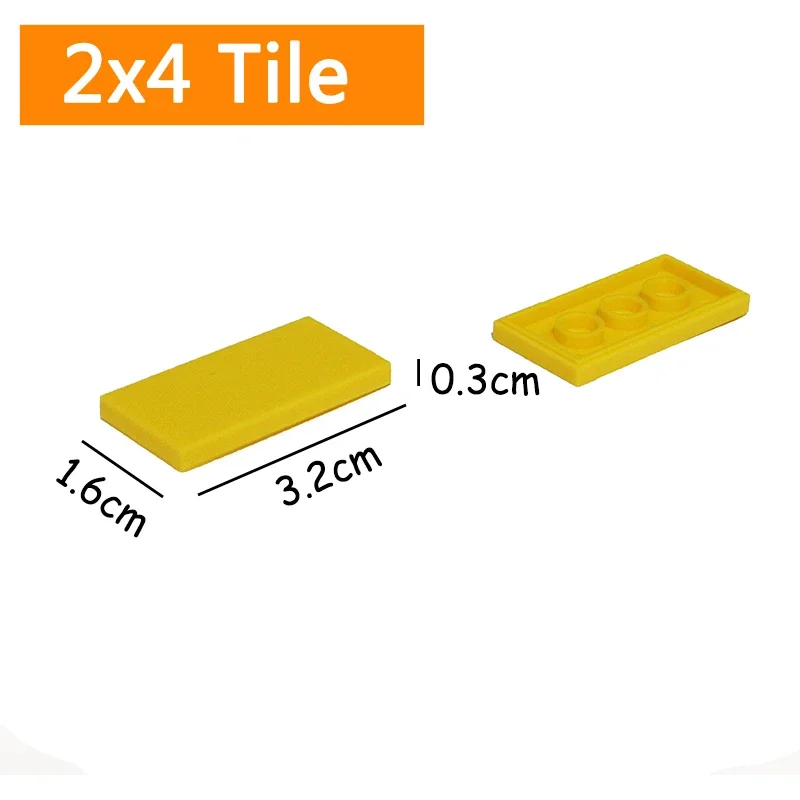 Size 2x4 Bricks Flat Tile Smooth 50PCS 2*4 Building Blocks MOC Assemble Particles 87079 DIY Educational Creative Toy
Size 2x4 Bricks Flat Tile Smooth 50PCS 2*4 Building Blocks MOC Assemble Particles 87079 DIY Educational Creative Toy