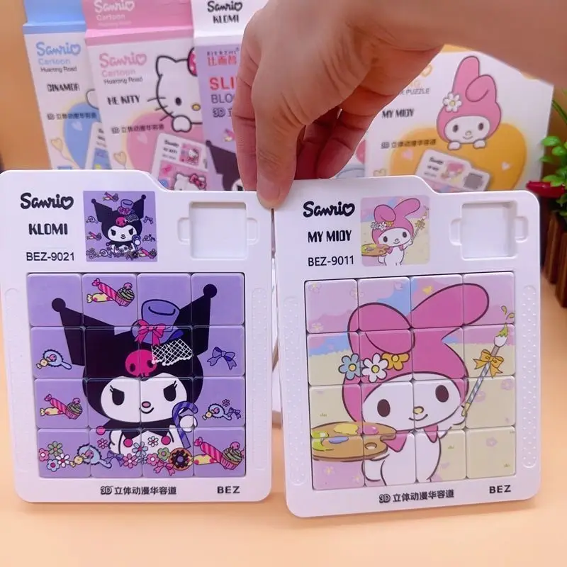 Cinnamoroll Anime Kawaii Sanrio Kuromi Sliding Puzzle Cute My Melody Pochacco Cartoon Magnetic Nine Grid Toys Gifts for Kids
Cinnamoroll Anime Kawaii Sanrio Kuromi Sliding Puzzle Cute My Melody Pochacco Cartoon Magnetic Nine Grid Toys Gifts for Kids