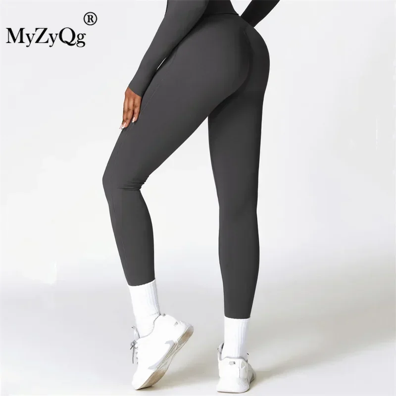 

MyZyQg Warm Nude Plus Fleece High Waist Yoga Legging Women Hip Lift Tights Running Sports Fitness Push Up Pants