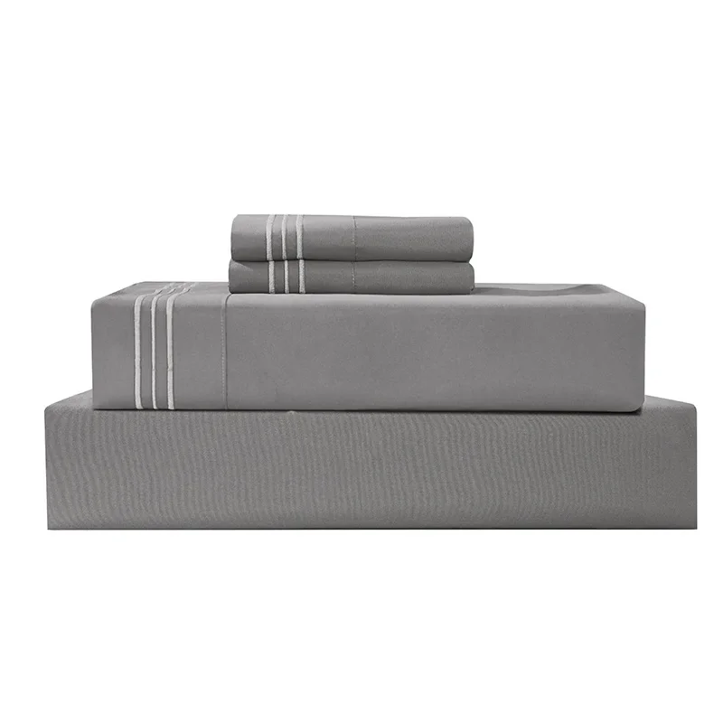 Factory Wholesale Solid Cozy Bed Linen Set, Home Textile Embroidered Bed Sheets Fitted Sheet and Pillowcase 3/4 Pcs Set
Factory Wholesale Solid Cozy Bed Linen Set, Home Textile Embroidered Bed Sheets Fitted Sheet and Pillowcase 3/4 Pcs Set