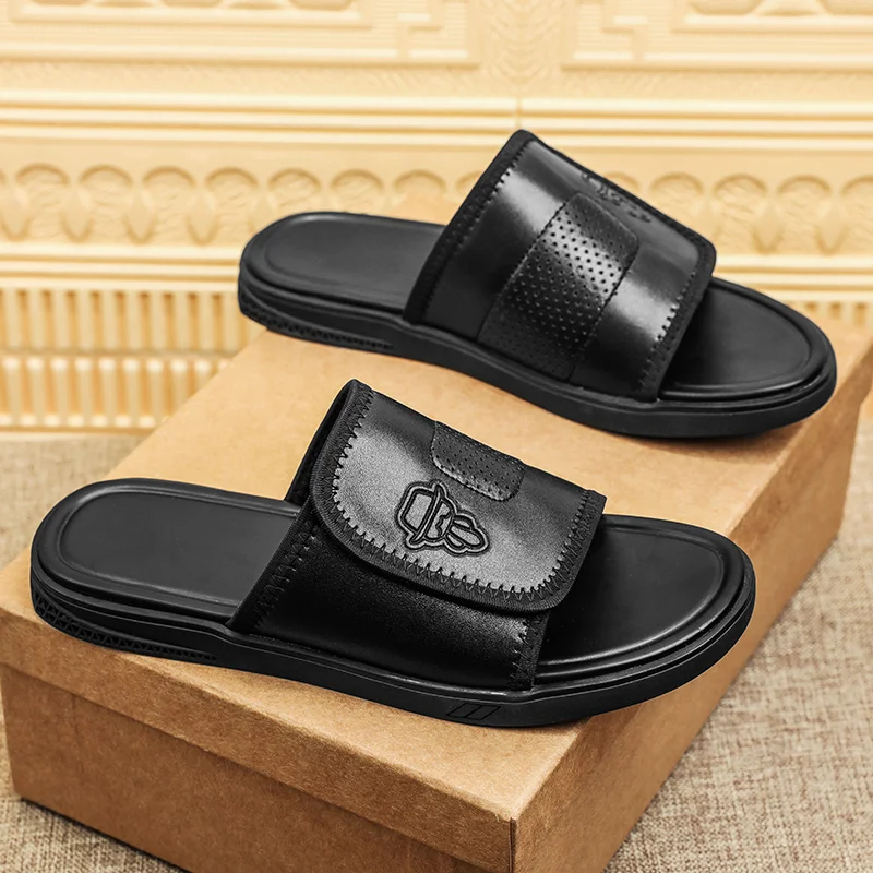 Men's Slippers Summer Wear-resistant Male Sandal Non-slip Fashion Flat Breathable Slip-on Comfortable Casual Man Shoes Slipper
Men's Slippers Summer Wear-resistant Male Sandal Non-slip Fashion Flat Breathable Slip-on Comfortable Casual Man Shoes Slipper