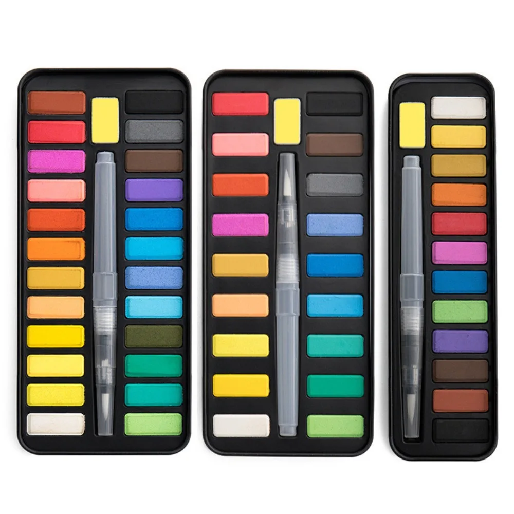 Multicolor Watercolor Paint Set Metal Box Portable Solid Pigment Set Professional Art Supplies Kids
Multicolor Watercolor Paint Set Metal Box Portable Solid Pigment Set Professional Art Supplies Kids