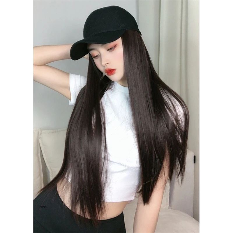 Duck Tongue Cap Wig, Adjustable Long Straight Hair, Full Head Wig Is A Must-have for Fashion
Duck Tongue Cap Wig, Adjustable Long Straight Hair, Full Head Wig Is A Must-have for Fashion
