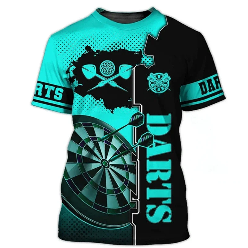 Darts Game Men's Fashion T-shirts Short Sleeve 3d Printed Street Style T Shirt Summer Dart Turntable Graphic Hip Hop Casual Tops
Darts Game Men's Fashion T-shirts Short Sleeve 3d Printed Street Style T Shirt Summer Dart Turntable Graphic Hip Hop Casual Tops