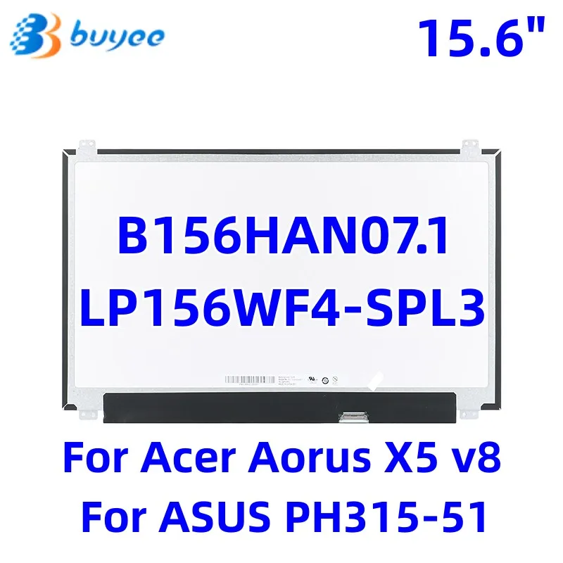 Оригинальный дисплей B156HAN07.1 для ASUS X5 v8, для Acer PH315-51, ЖК-экран FHD, 40 контактов, 15,6 Гц, Замена ЖК-дисплея, 144 дюймов
Оригинальный дисплей B156HAN07.1 для ASUS X5 v8, для Acer PH315-51, ЖК-экран FHD, 40 контактов, 15,6 Гц, Замена ЖК-дисплея, 144 дюймов