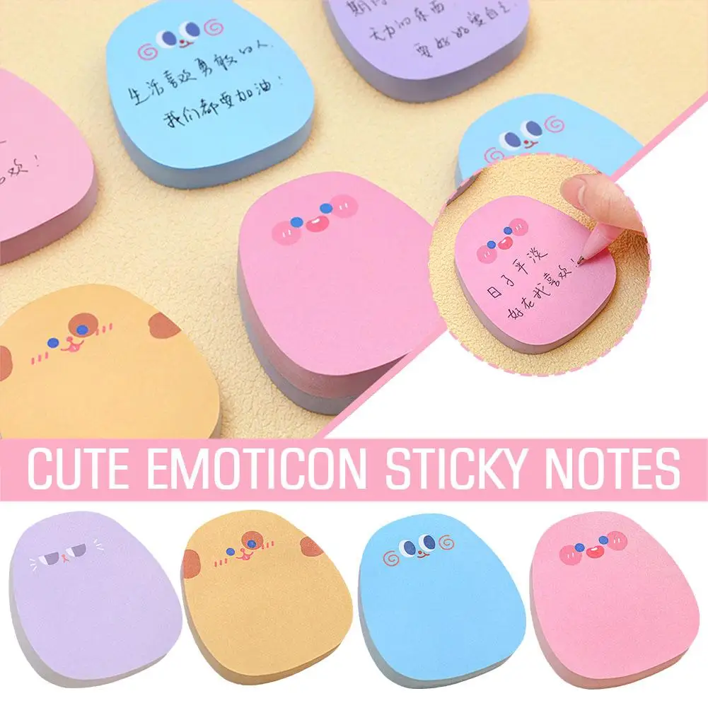 1 Pcs Cute Cartoon Colored Notepad N Times Posting Strong Cute Expression Variety Adhesion Pad Of Colors Paper Message Mess D3D6
1 Pcs Cute Cartoon Colored Notepad N Times Posting Strong Cute Expression Variety Adhesion Pad Of Colors Paper Message Mess D3D6