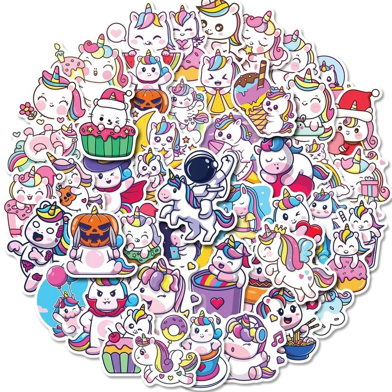 10/25/50pcs Pink Kawaii Unicorn Stickers Graffiti Guitar Laptop Phone Diary Stationery Luggage Student Decal Kids Toy Skateboard
10/25/50pcs Pink Kawaii Unicorn Stickers Graffiti Guitar Laptop Phone Diary Stationery Luggage Student Decal Kids Toy Skateboard