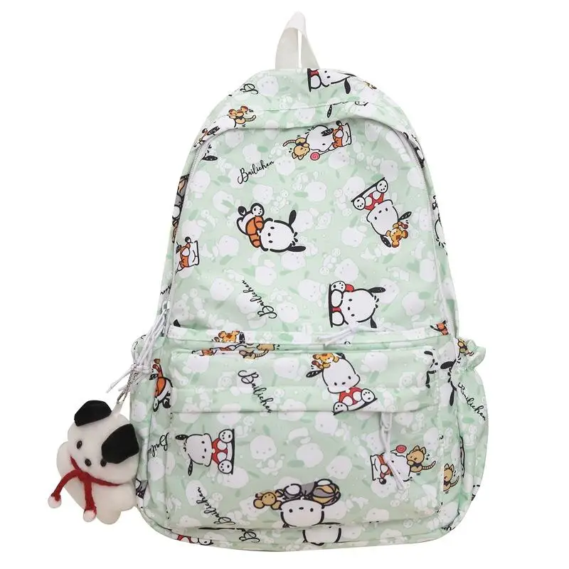 New Kawaii Miniso Sanrio Pochacco Backpack Cute Cartoon Printing Schoolbag Students Large Capacity Shoulder Bag for Girl Gifts
New Kawaii Miniso Sanrio Pochacco Backpack Cute Cartoon Printing Schoolbag Students Large Capacity Shoulder Bag for Girl Gifts
