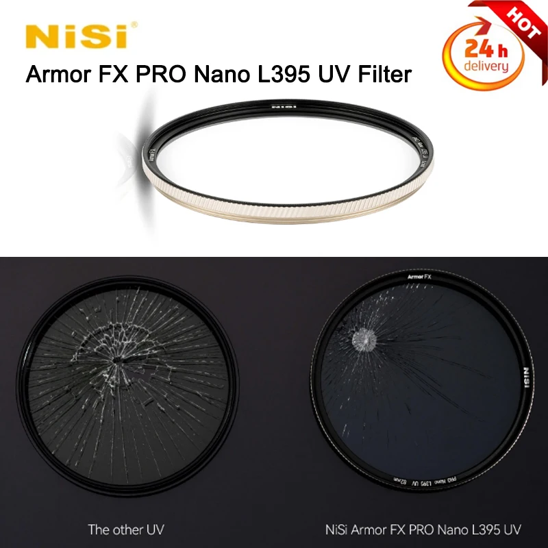 

NISI Armor FX PRO Nano L395 UV Filter 40.5 43 46 52 55 58 62 67 72 77 82 86 95 mm Explosion Proof for Protective Camera Lens